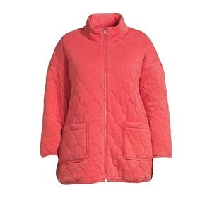 Time and tru plus quilted boyfriend jacket size  1x